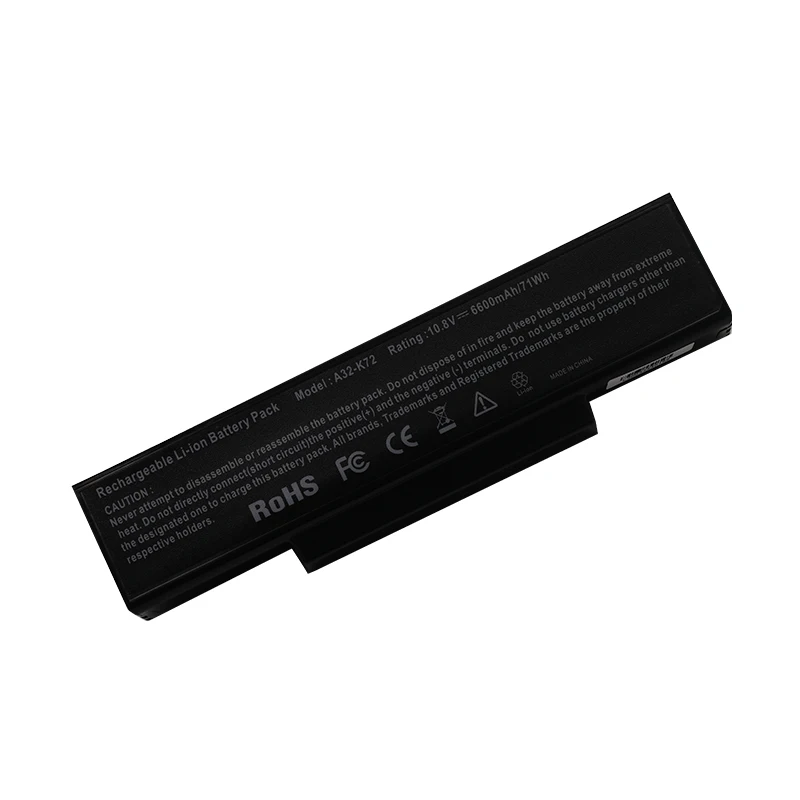 Golooloo 9 ячеек 6600 мАч аккумулятор для ноутбука ASUS A32-K72 A72 A72D A72DR A72F A72J A72JK A72JR A32-N71 K72 K72D