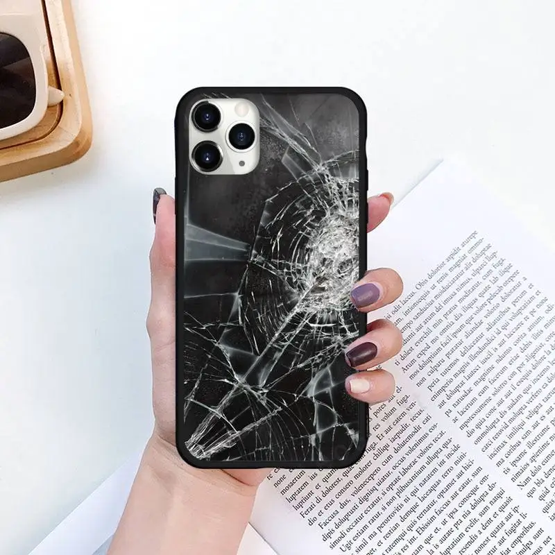

Cracks Texture Surface pattern Phone Case for iPhone 11 12 mini pro XS MAX 8 7 6 6S Plus X 5S SE 2020 XR Luxury shell funda