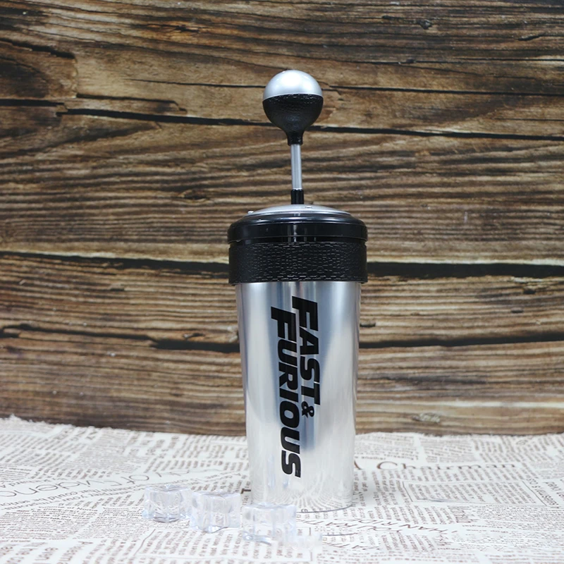 Стакан для воды Fast and Furious 9 стаканы с соломинкой и крышкой рычагом переключения