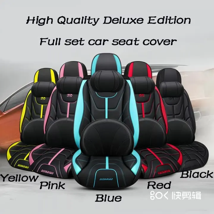 

Free Shipping Luxurious Leather Car Seat Covers Universal Fit for most Vehicles Car Seat Cover with Factory Price