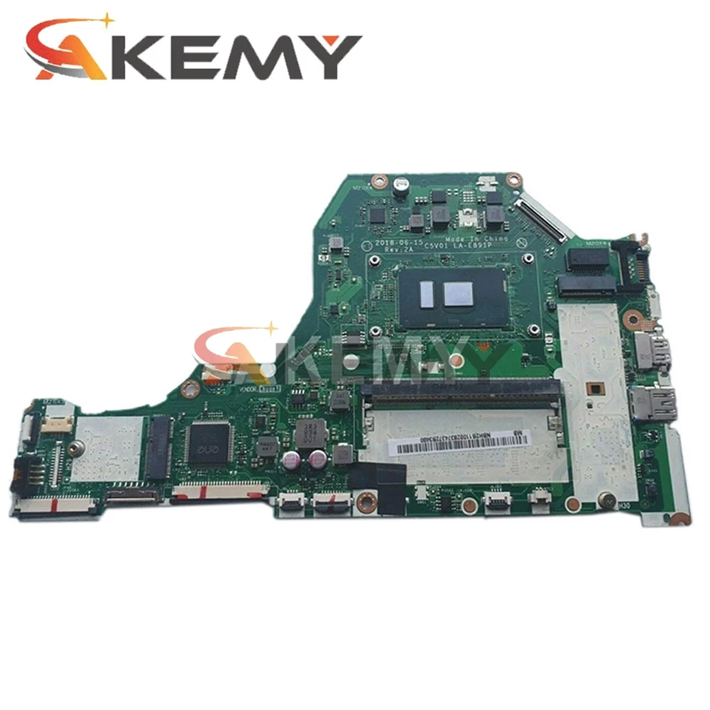 Bestellen Akemy Laptop Motherboard Für ACER Aspire A515-51 I7-8550U Mainboard NBGSY1100 LA-E891P SR3LC DDR4