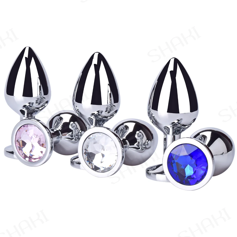 Большая Анальная пробка секс игрушки из нержавеющей стали гладкая хвост