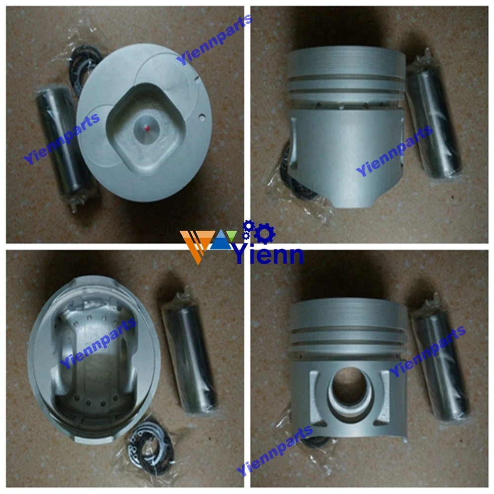 Для Iseki SX75 T7000 T7010 комплект поршней 8-97176-638-0 8-94452-912-0 8-97176-836-0 SBR FBR YBR для двигателя Isuzu