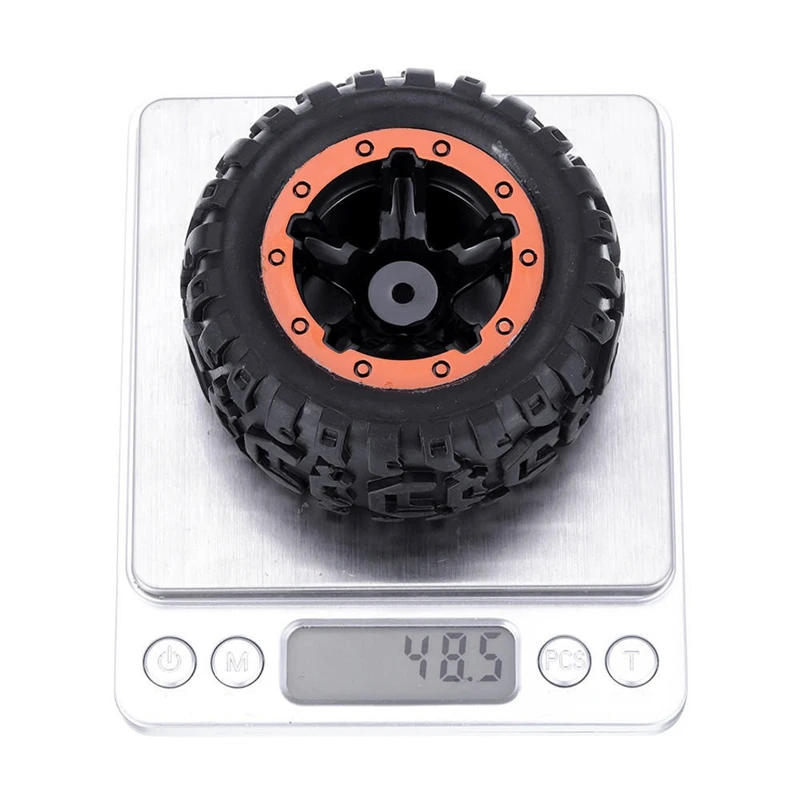 

4PCS Tires & Wheels Rims Remote Control Cars Accessories for HBX 16889 1/16 RC Car Vehicles Spare Parts M16038