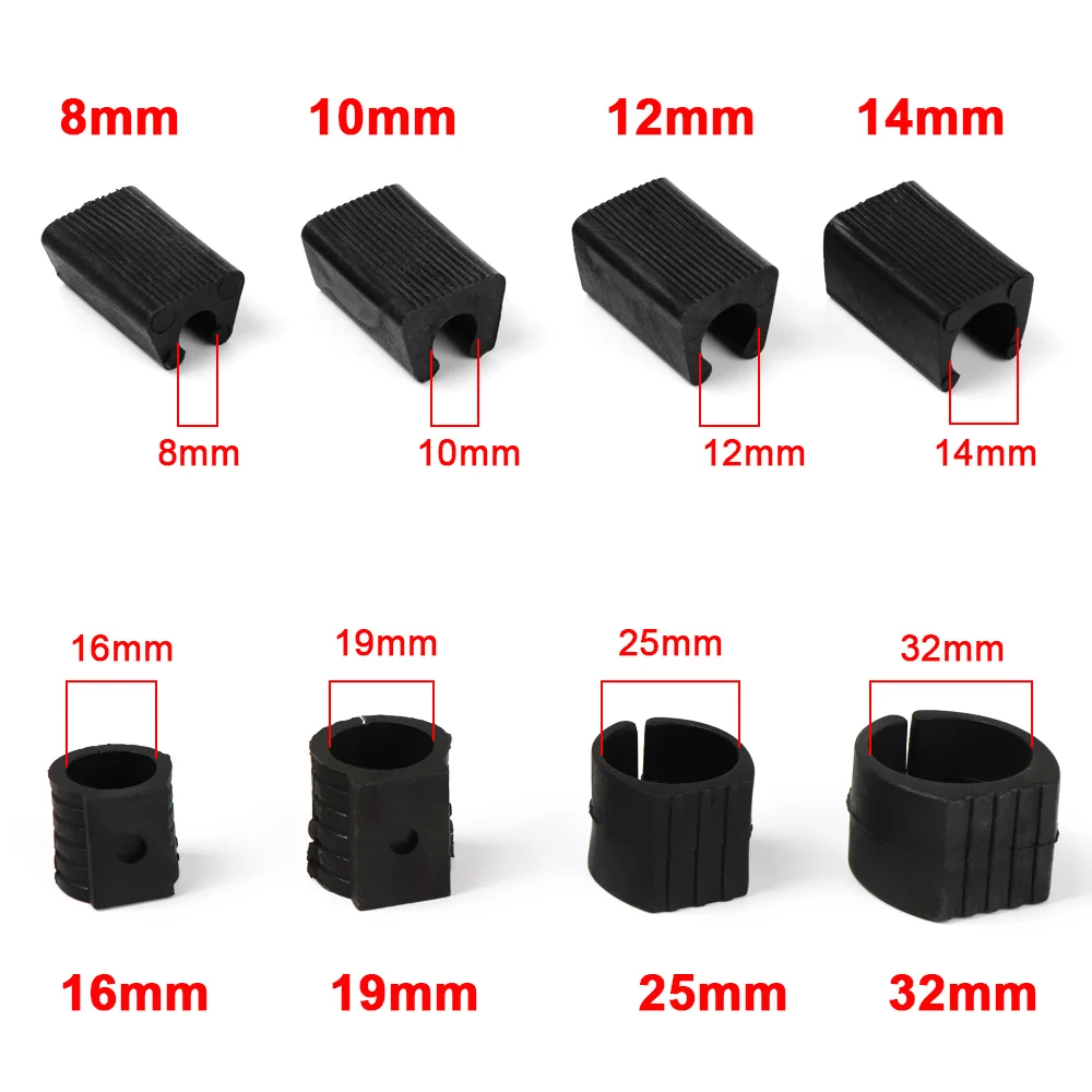 20 шт Прямоугольные ножки мебели Пластик Non Slip U образные стула шапки Этаж