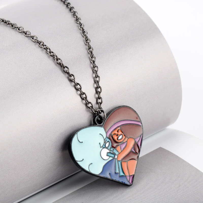 Новое ожерелье в виде сердца из американской Вселенной ТВ Стивена милые детские