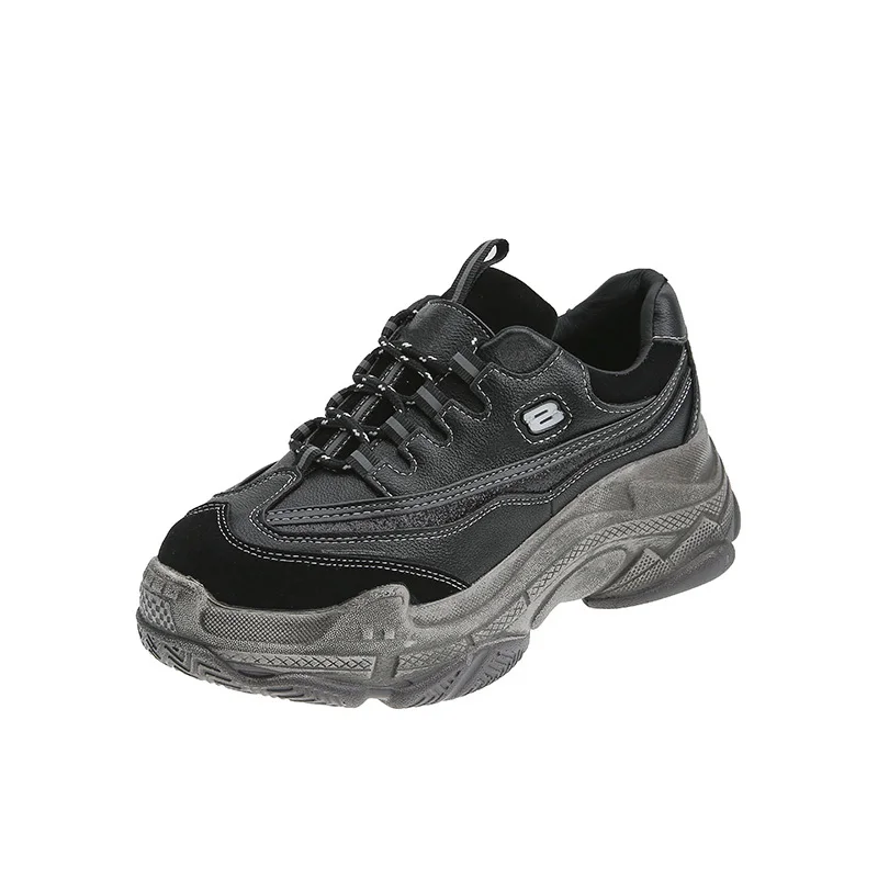 

Miaoguan 2021 Autumn Winter Women's Vulcanize Shoes Thick bottom Platform sports Sneakers Walking running Shoe Women Flats Plush