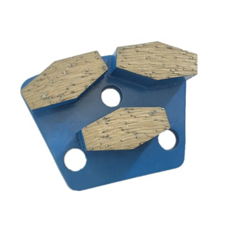 12 шт. трапециевидные алмазные шлифовальные диски с тремя сегментами|Абразивные