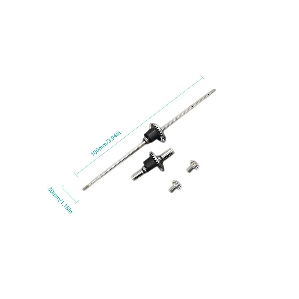 Долговечное использование для WLtoys 12428 1/12 передний и задний дифференциальный комплект шестеренок, полный набор обновлений для автомобилей, радиоуправляемые игрушки, модель запасных частей