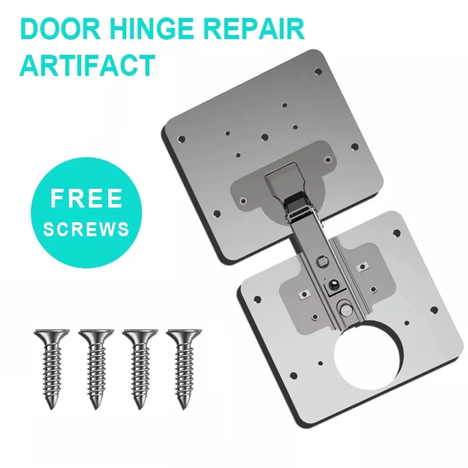 Петля для ремонта пластины Нержавеющая сталь кухонного шкафа мебели крепежами