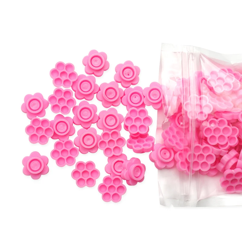 Чашка для задержки наращивания ресниц 100 шт. держатель клей с задержкой цветения