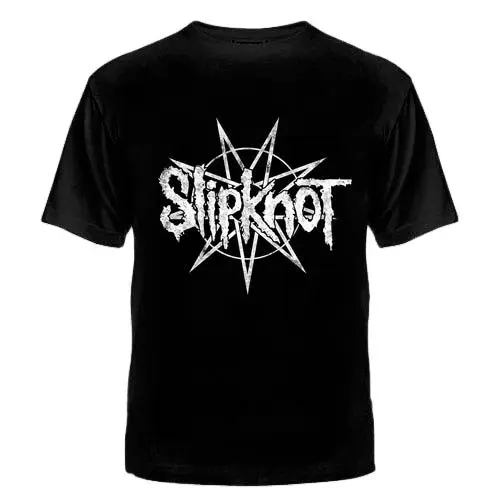 ФУТБОЛКА №981&quot SLIPKNOT Ч-Б футболка качество хлопок краски шелкография серия сила