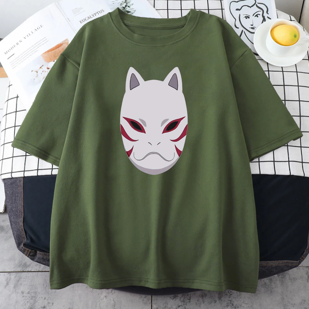 

Free Shipping Mask Cat Print Woman T-shirt Casual Simplicity Tshirt Fashion Comfortable T Shirt Crewneck Oversize Tshirt Woman