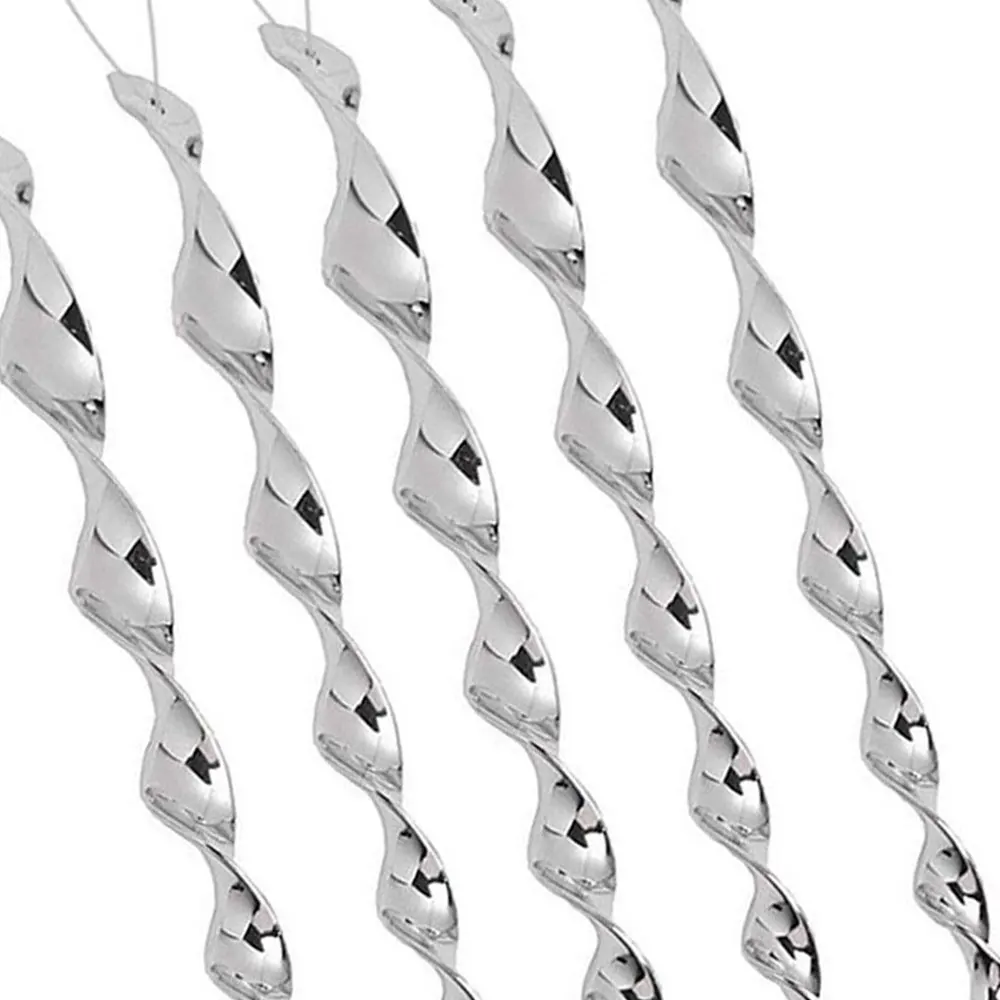 Bird Repellent 8/12pcs SliverWind Twisting Scare Reflective Ornamental Deterrent Rod Garden Supplies | Дом и сад