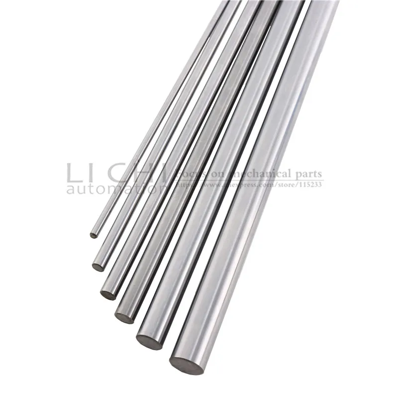 Линейный вал для 3D принтера 2 шт. 6 мм 8 10 12 16 8x400 мм|6mm shaft|3d printer shaftlinear shaft 8mm 400mm |