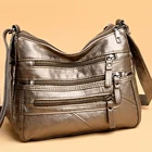 Женская сумка через плечо, из искусственной кожи, 2021