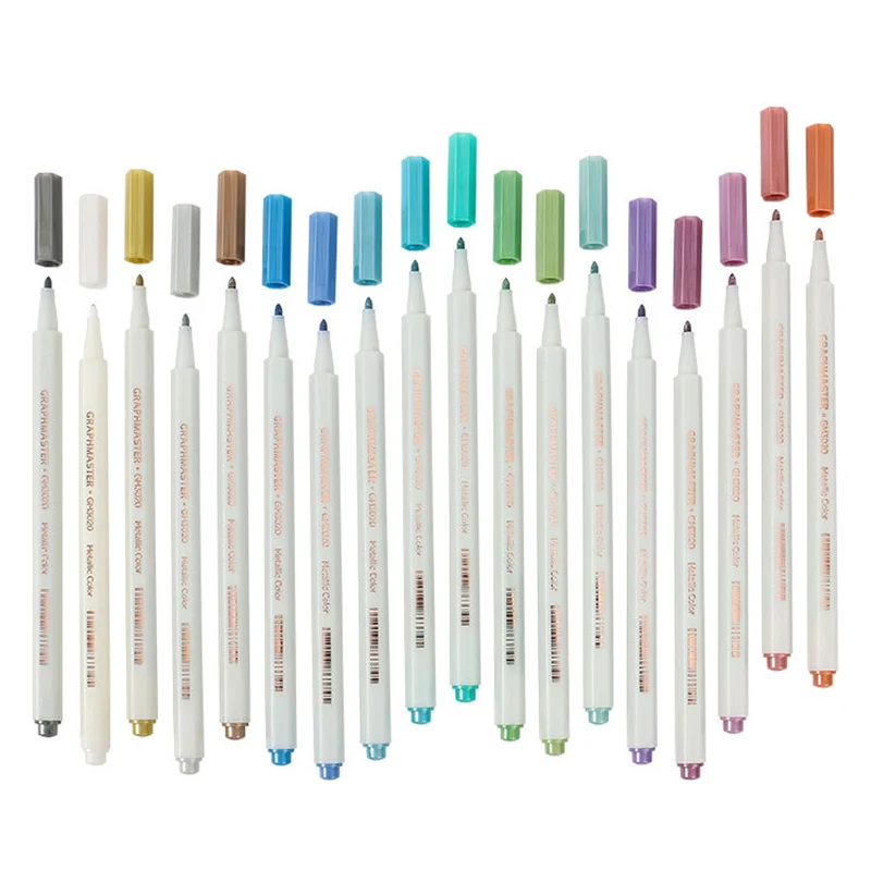 Набор металлических маркеров для девочек и мальчиков ручки сделай сам с круглой