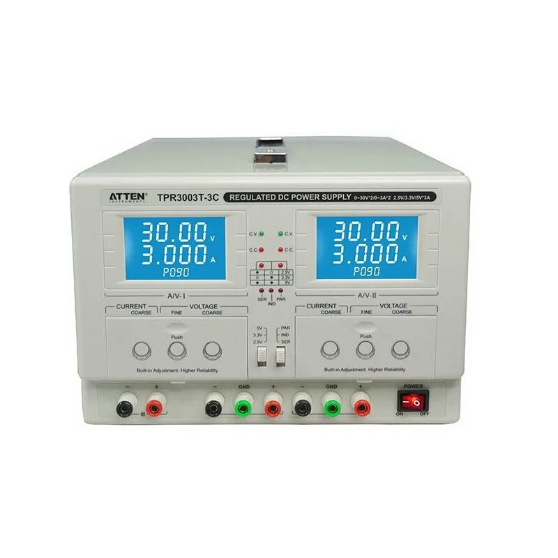 Оригинальный лабораторный источник питания постоянного тока с двусторонней