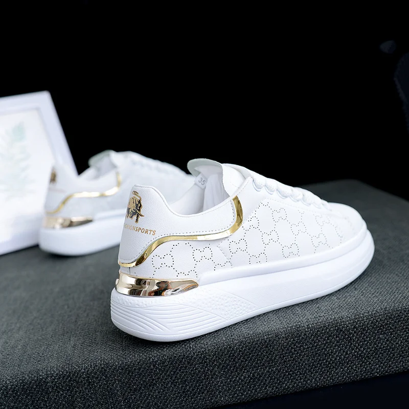 

Fashion Mcqueen Shoes Women Casual Chunky Platform Couple Sneakers for Men Women White Shoe Tenis Feminino Zapatos De Mujer ML21