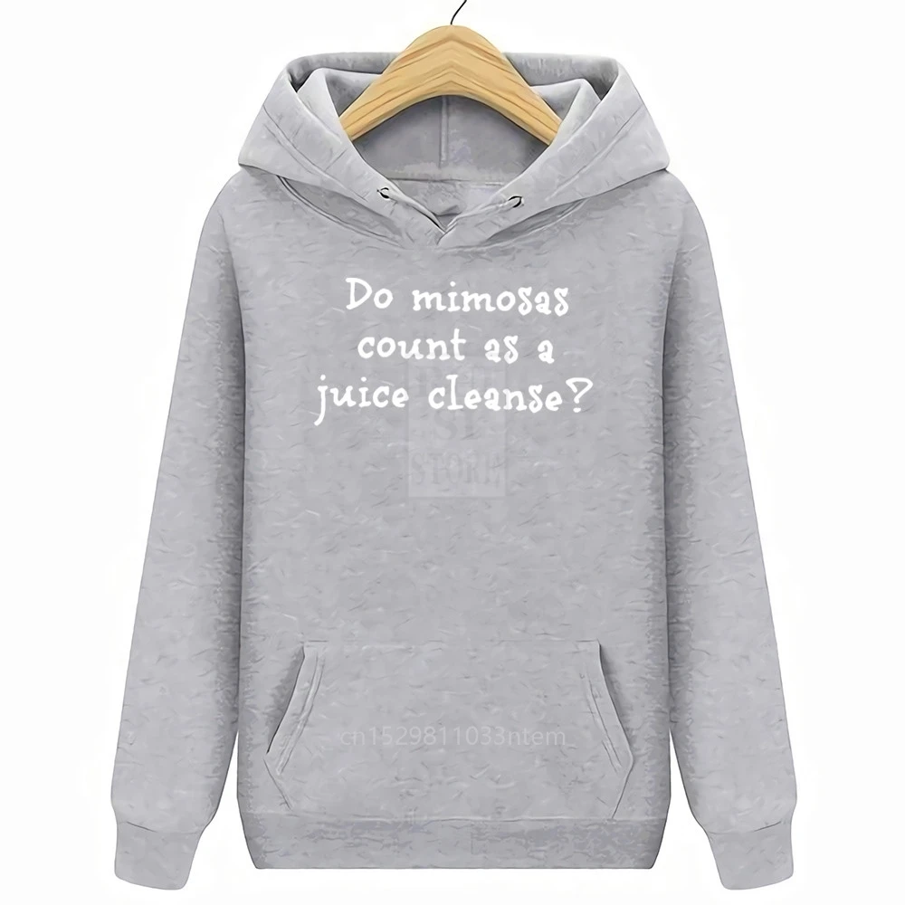 

for mans Mimosas Count As Juice Clean Women Cotton T-shirt Casual Funny Gift Fashion Printed men's T-Shirt Short Sleeve