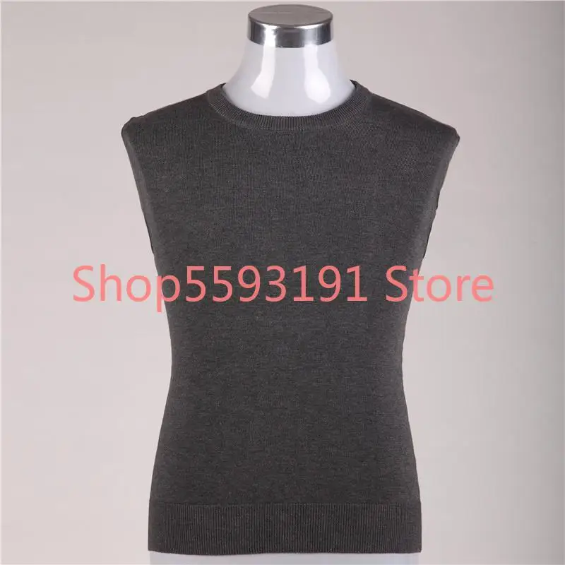 

New Cotton Pullover V-neck Men's Sweater Fashion Solid Color High Quality Winter Slim Sweaters Men Navy Knitwear