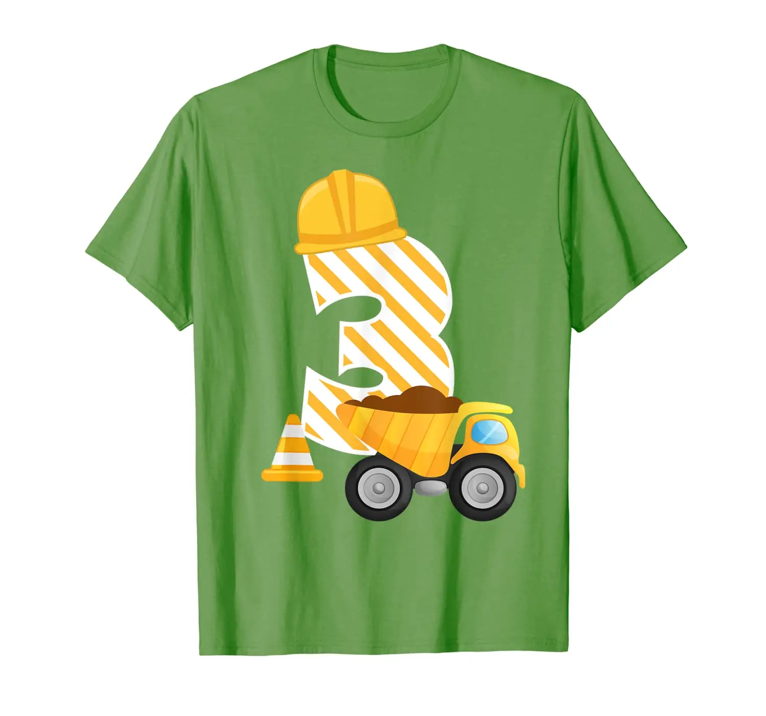 

Boys Construction Dump Truck 3rd Birthday 2 Year Old T-Shirt