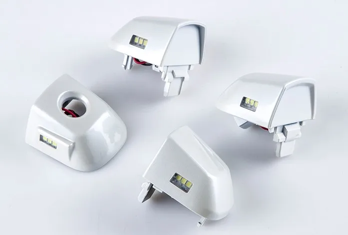 Улучшенная крышка наружной ручки со светодиодный светильник кой для Prado 2014-19 Lc200