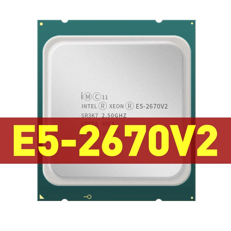 Процессор Intel Xeon E5-2670v2 E5 2670v2 2670 v2 2 5 ГГц десятиядерный двадцать потоков процессор 25