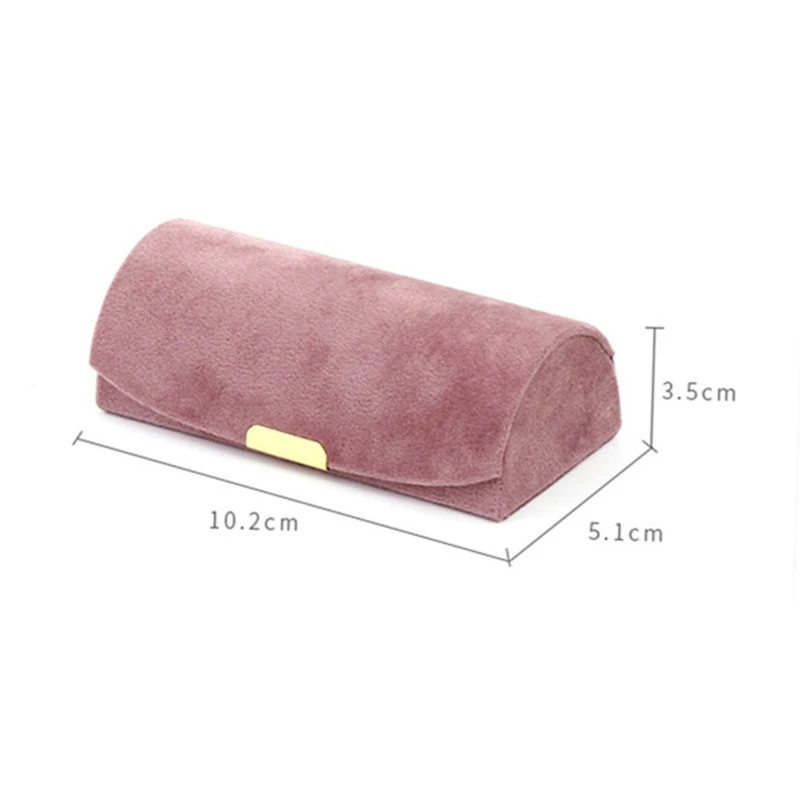 

New Style Luxury 2021 Fashion Portable Velvet Jewelry Box For Ring Jewelry Case 3 Colors Ring Holder
