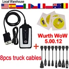 2021 V5.008 R2 WOW Snooper Bluetooth TCS pro plus delphis 5.00.12 obd2 сканер Инструменты VD DS150E диагностические инструменты для автомобилей и грузовиков