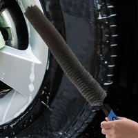 1pc car wheel hub brush soft fiber plastic engine tire rim wash detailing cleaning tool for auto washing cleaner accessories
