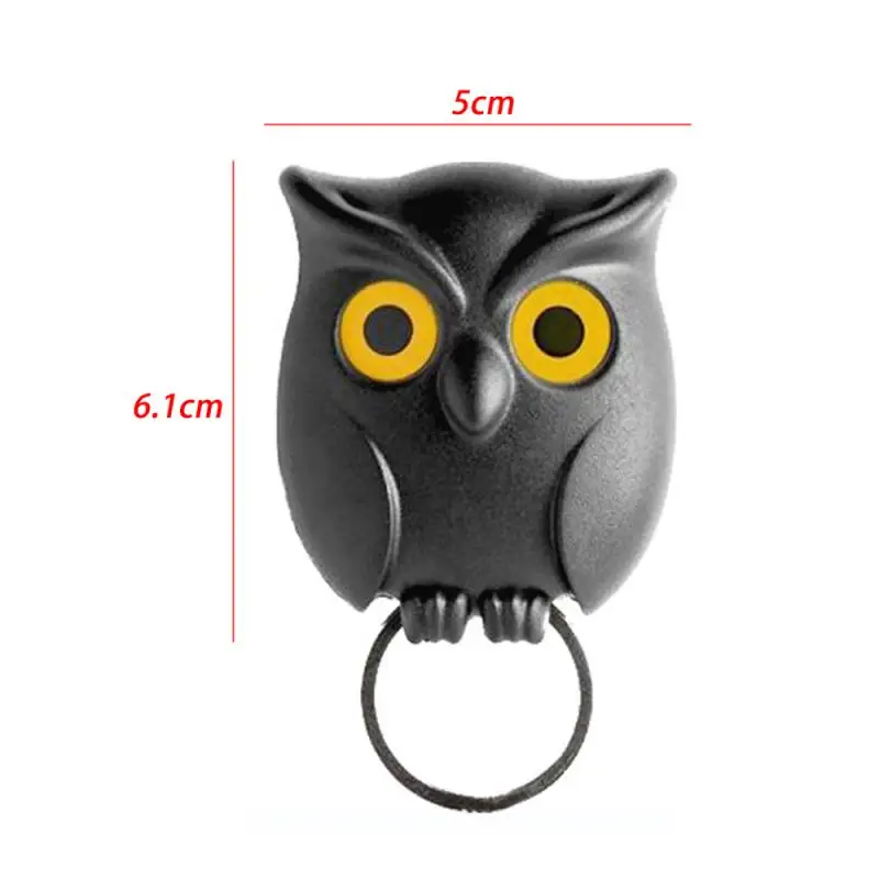 

1PC Night Owl Magnetic Wall Key Holder Creative Animal Wall Key Holder Magnets Attraction Keychains Home Decorative Organizer