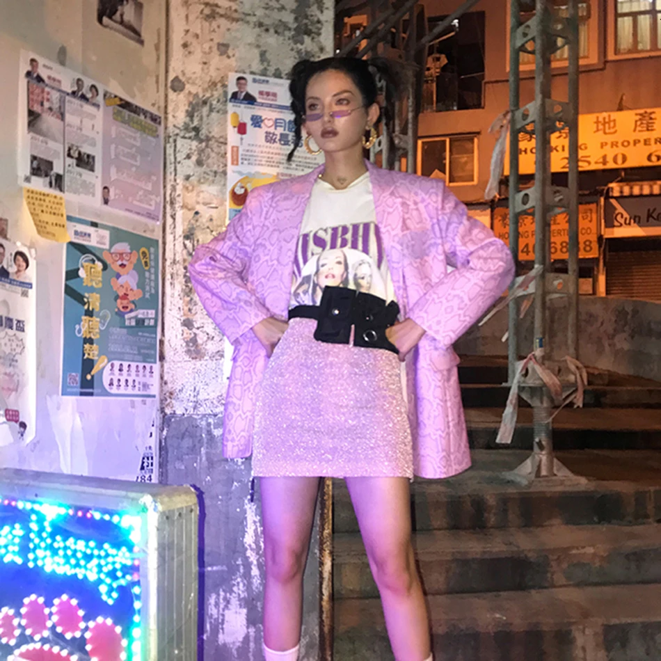 Блейзер Женский офисный с длинным рукавом на кнопках 2020 | Женская одежда