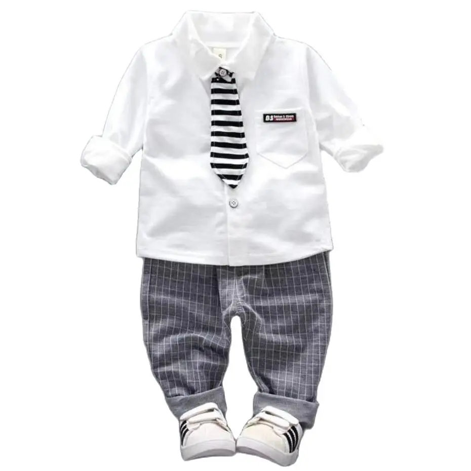 

Toddler Infant Boys Suits Tracksuits Fashion Cotton Spring Autumn Formal Wear Children Boy Kids Clothes Clothing Set 2pcs
