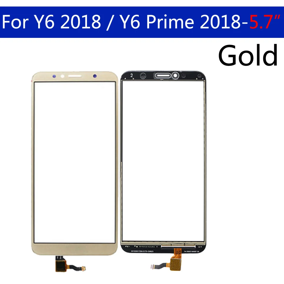 5," сенсорный экран для huawei Y6 сенсорный экран панель сенсор дигитайзер для hauwei Y6 Prime ЖК-дисплей стеклянная панель объектива