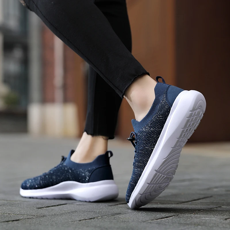 

Women Ladies Summer Fashion Breathable Mesh Basket Vulcanize Flats Lace Up Tenis Casual Running Gym Female Womens Sneakers Shoes