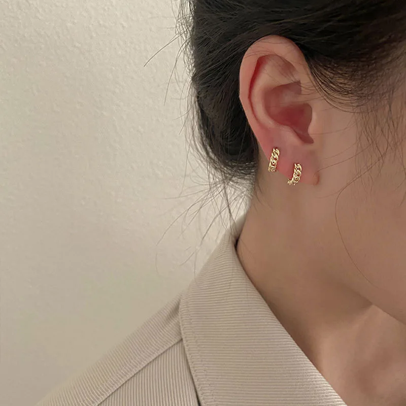 Silver Color Earrings For Women/Men Small Hoop Hollow Statement Circle Earring Brincos Fashion Jewelry Girl | Украшения и