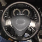 DIY Оригинальный чехол рулевого колеса автомобиля для Toyota Corolla 2006-2010 Matrix 2009 Auris Кожаная оплетка для руля