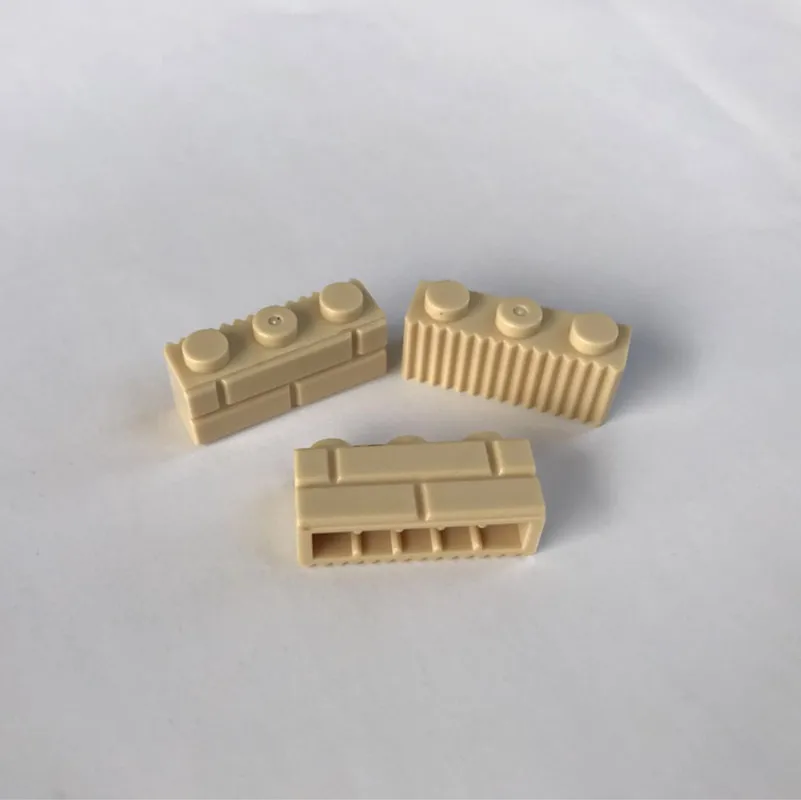 

DIY Building Blocks Wall Figures Bricks Thick 1x3 Dots MOC City Construction Toys
