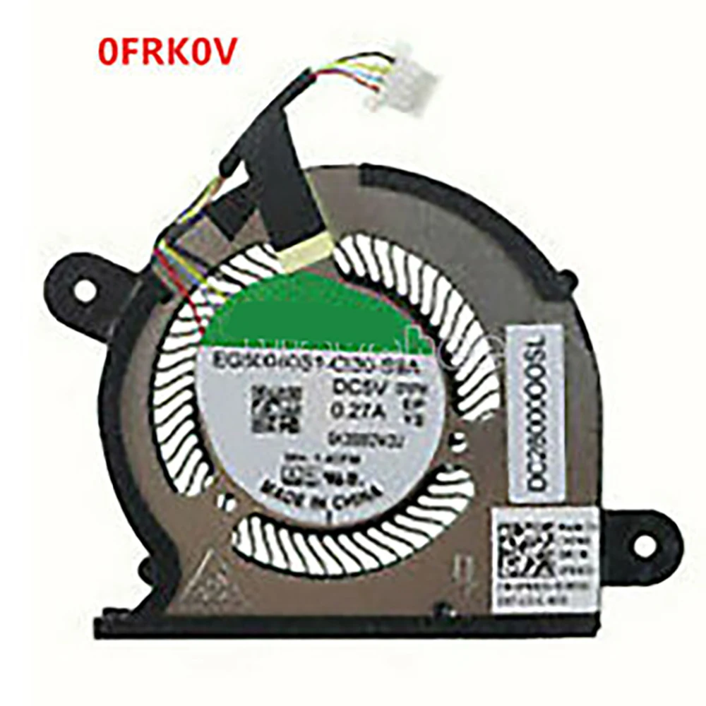 Новый вентилятор ЦП для графического процессора Dell xps 2020 13 9300 0FRK0V 0WX28K 4-проводной