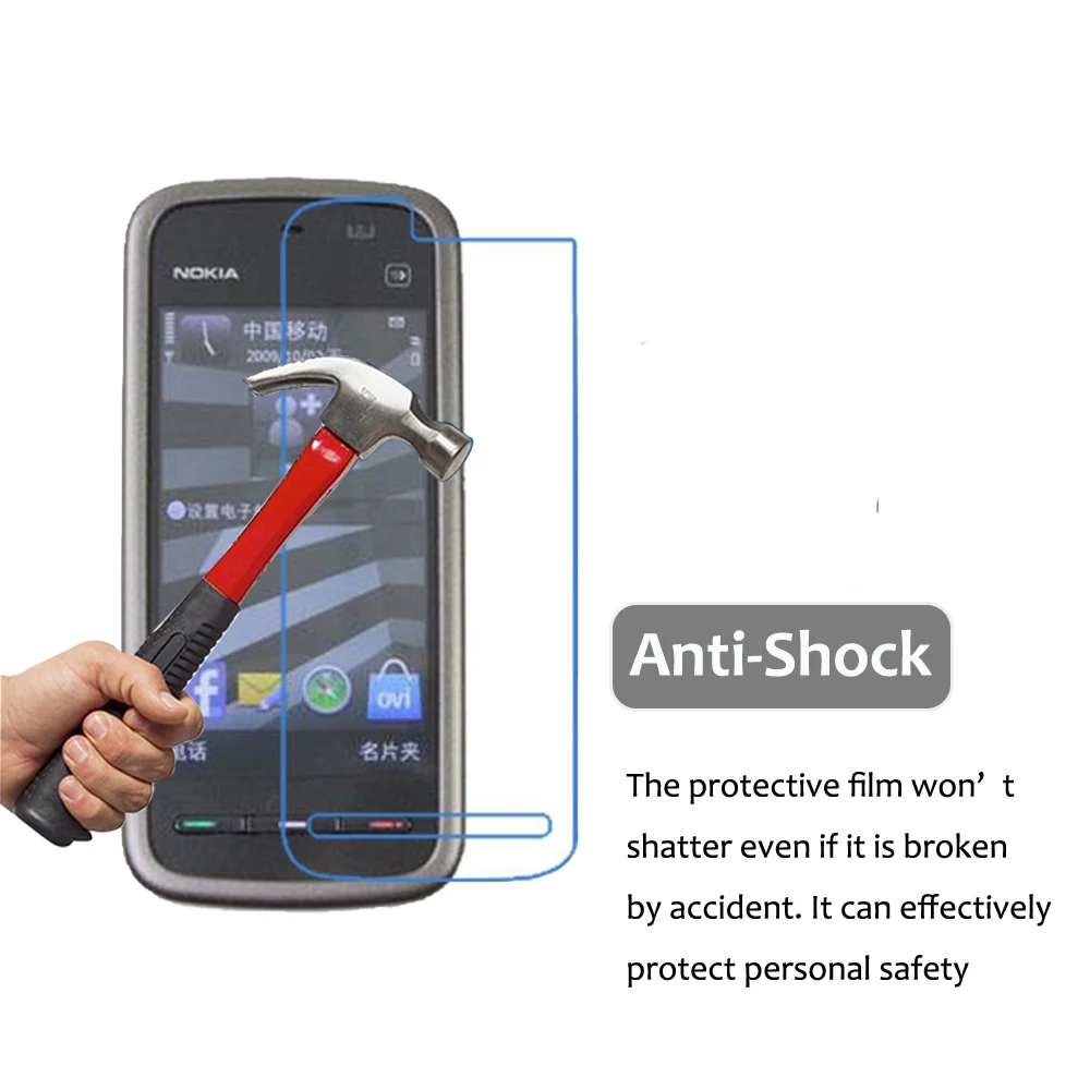 Прозрачная мягкая ПЭТ-пленка HD 3 шт. для Nokia 5230 5800 5233 протектор экрана