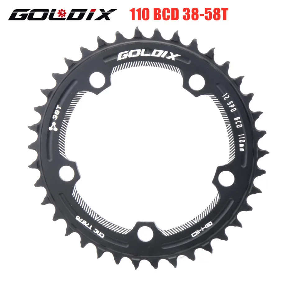 GOLDIX 110/5 BCD 110BCD yol bisikleti dar geniş aynakol 38T-58T bisiklet aynakol shimano sram için bisiklet crank aksesuarları