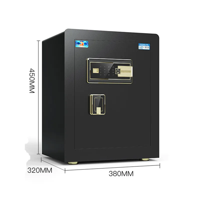Стальной домашний офис 45 см сейф для отпечатков пальцев электронный пароль