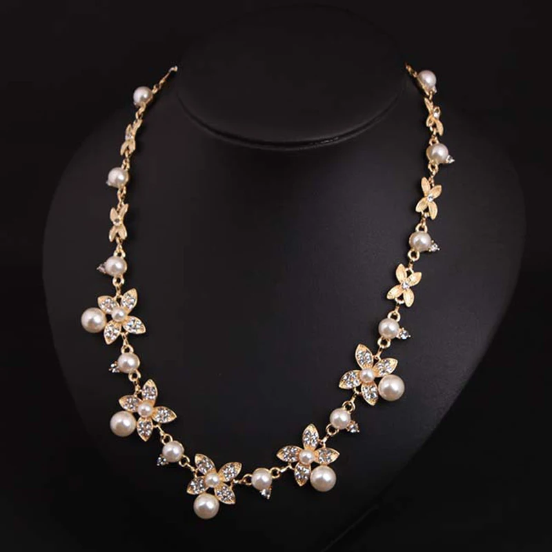 Женское длинное ожерелье чокер с подвеской в виде цветка на свитере|Ожерелья