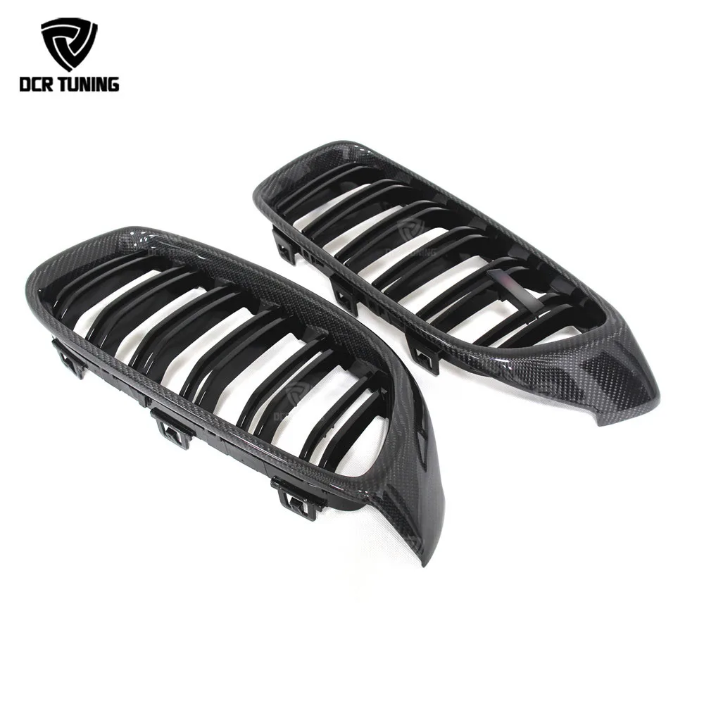 Передняя решетка из углеродного волокна для BMW 4 серии F32 F33 F36 &amp F82 F83 M4 F80 M3 2014 - UP с