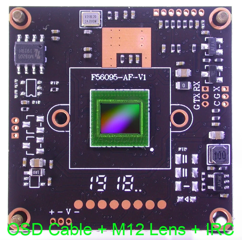 AHD 4K 8.0MP 8MP@ 15FPS 3840x2160 1/2. " OmniVision OV12895 CMOS FH8556 камера с модулем печатной платы+ OSD кабель+ M12 объектив+ IRC