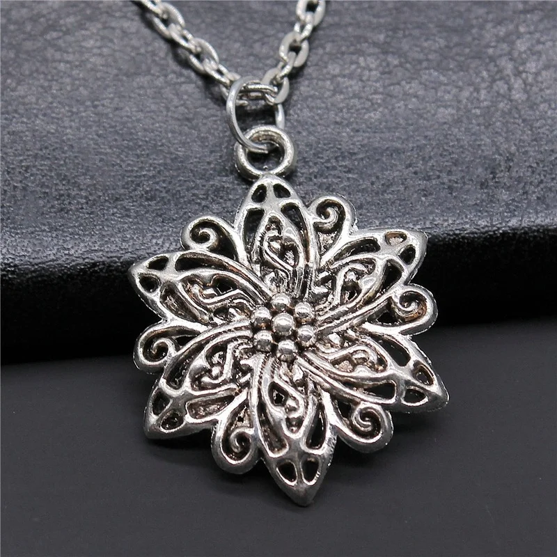 

Sterling Pendant Women Girl Necklace Antique Sterling Silver Vintage Gift Jewelry Necklaces for Women Wholesale