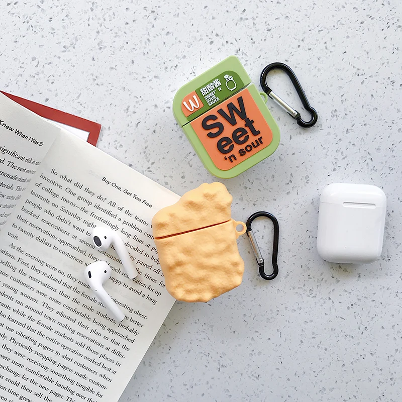 Мультяшный инопланетянин беспроводной Bluetooth чехол для наушников Apple Airpod