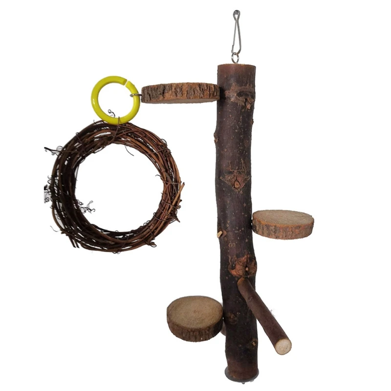 

Деревянная подставка для птиц, качели, натуральная деревянная палочка, аксессуары для шлифовки лап