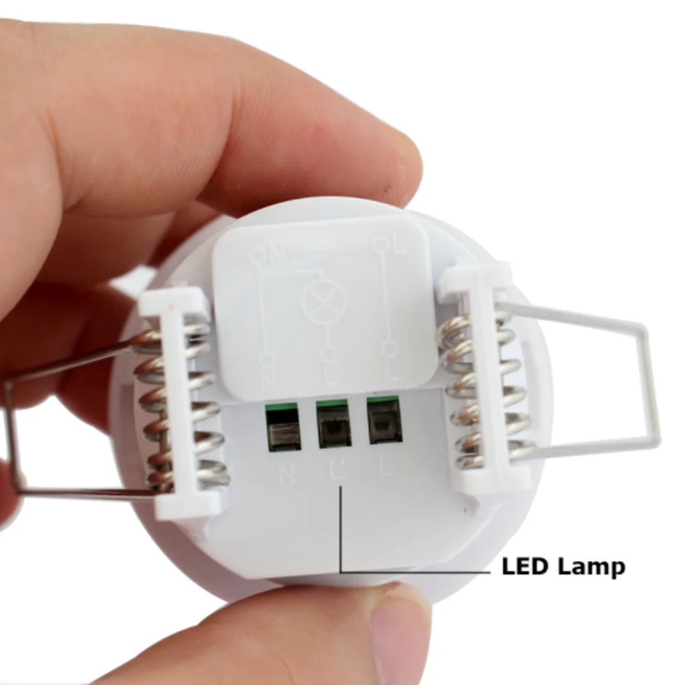 

AC 110V -240V 360 Degree PIR Sensor Switch Ceiling Infrared Lamp Light Switch Popular